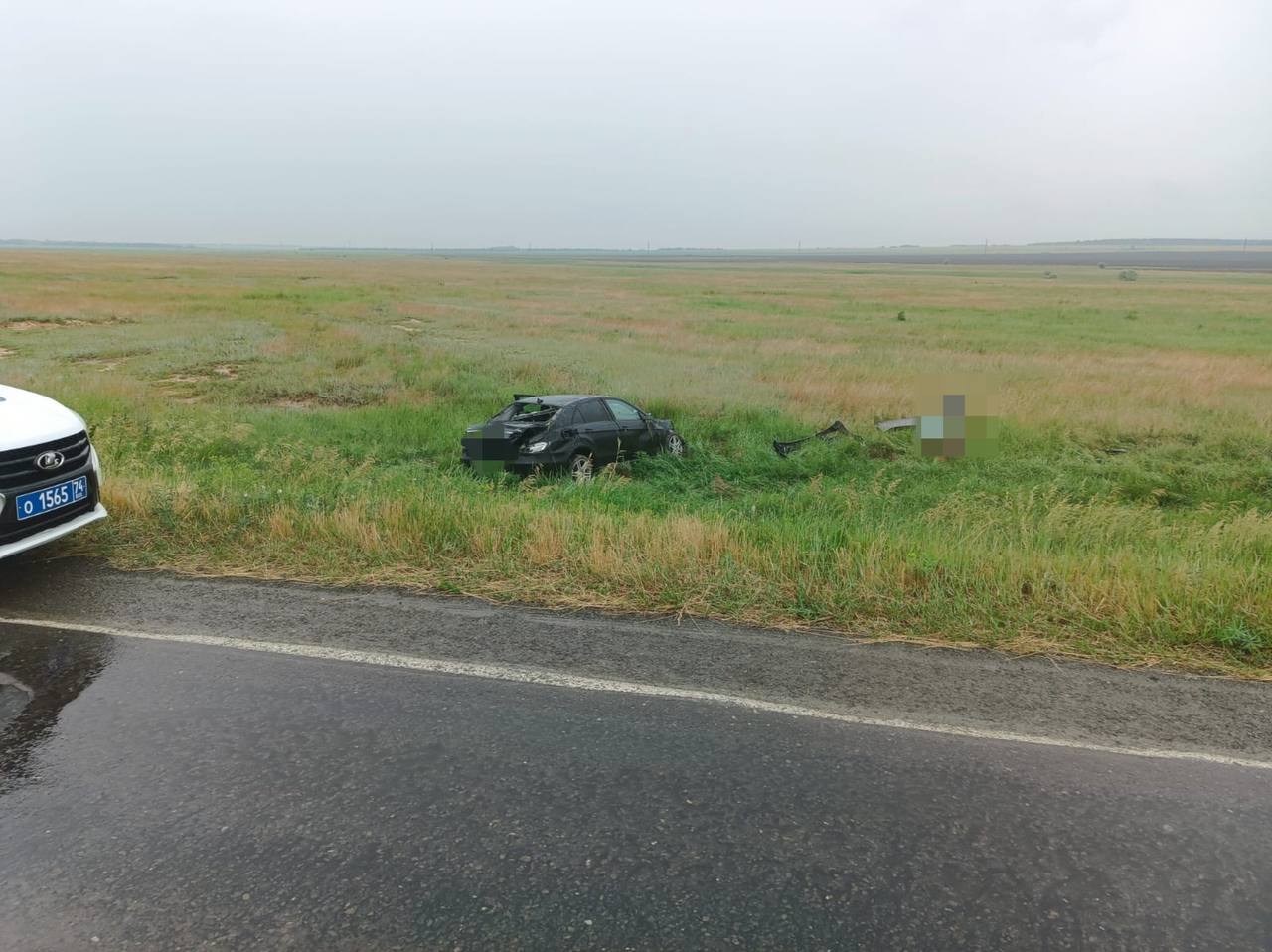 На Южном Урале в Мерседесе во время дождя погибла пассажирка