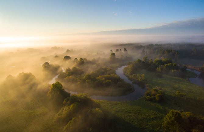 20 самых красивых фотографий с дрона