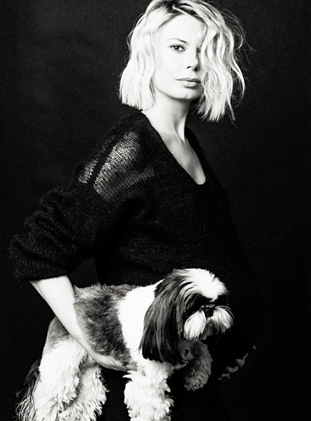 Беременная возлюбленная Дмитрия Шепелева показала первый снимок с округлившимся животом Дети,Беременные звезды