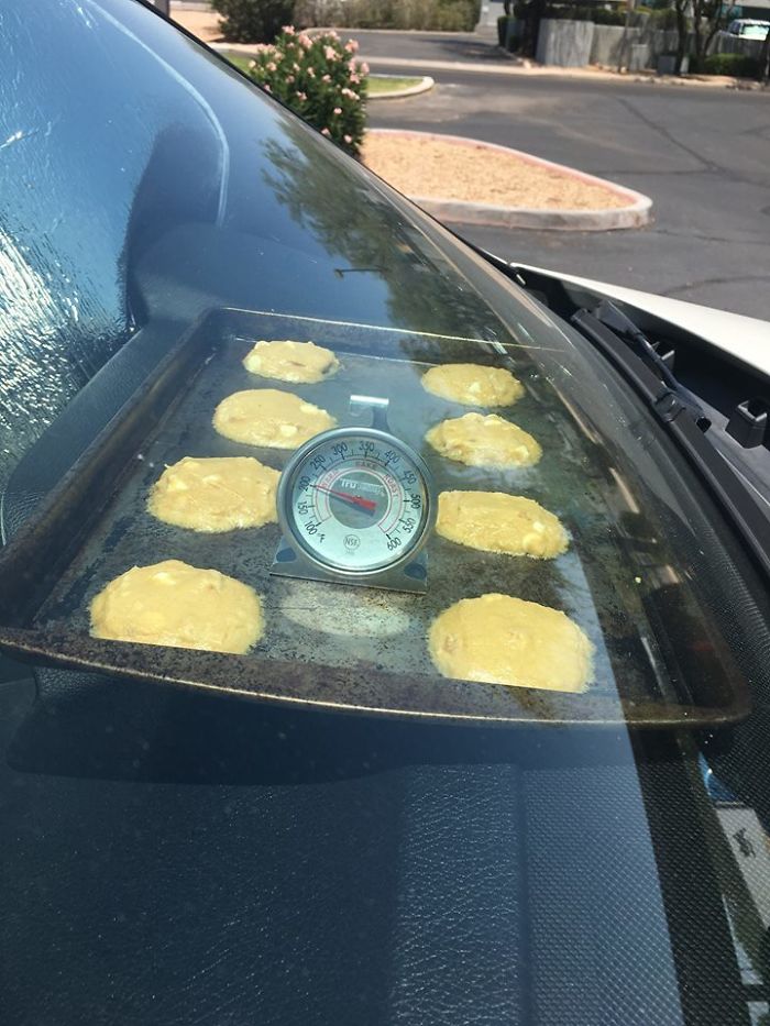 Took Advantage Of The Heat In Scottsdale And Baked Cookies In The Car