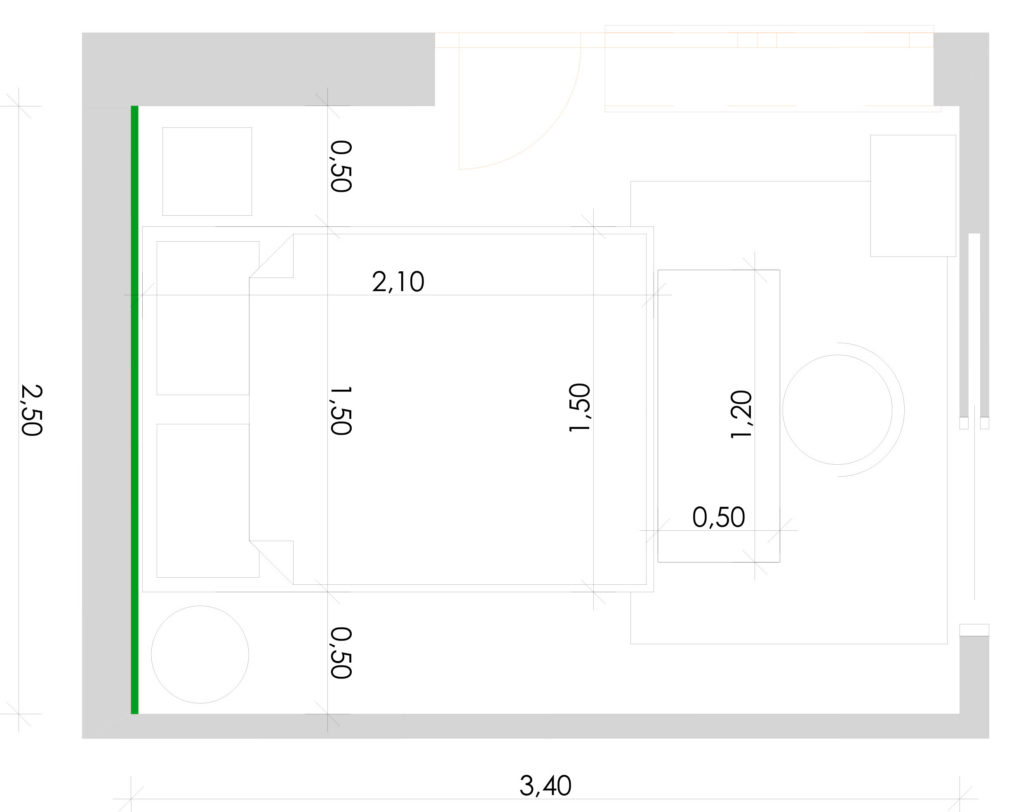 Тяжелыйслучай: дизайнеры показывают варианты планировки “неудобной” спальни Тяжелыйслучай: дизайнеры показывают варианты планировки “неудобной” спальни идеи для дома,интерьер и дизайн