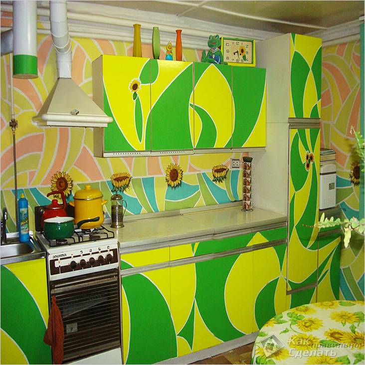Дизайн стен на кухне Дизайн стен на кухне интерьер,кухня