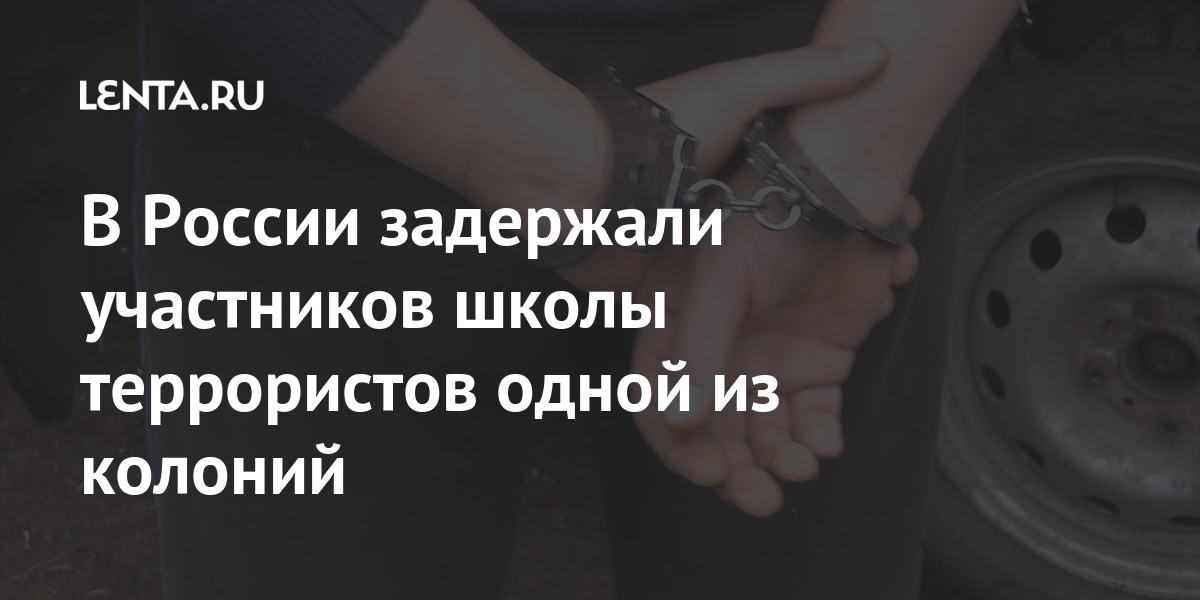 В России задержали участников школы террористов одной из колоний Силовые структуры