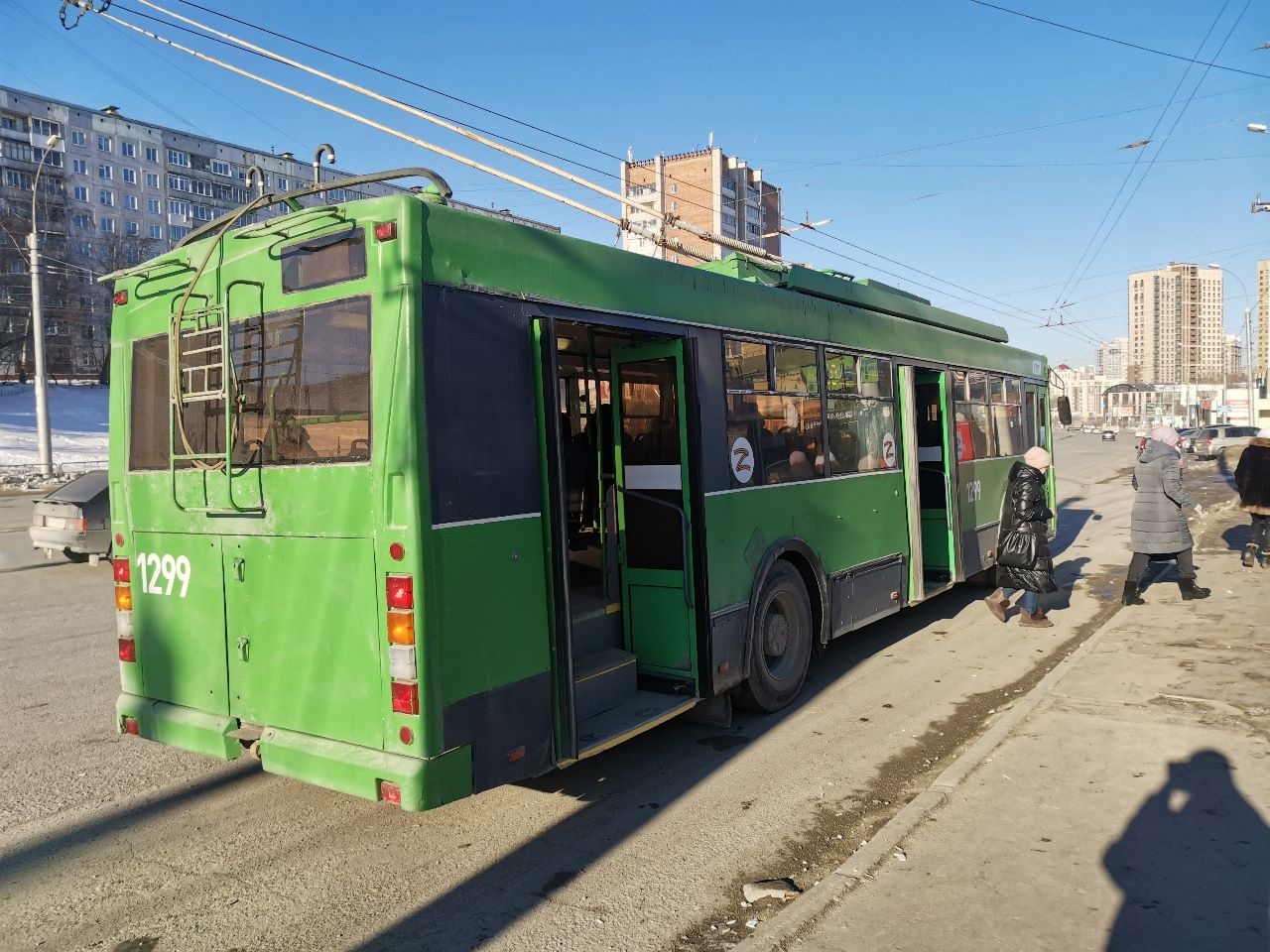 Карта троллейбусов новосибирск