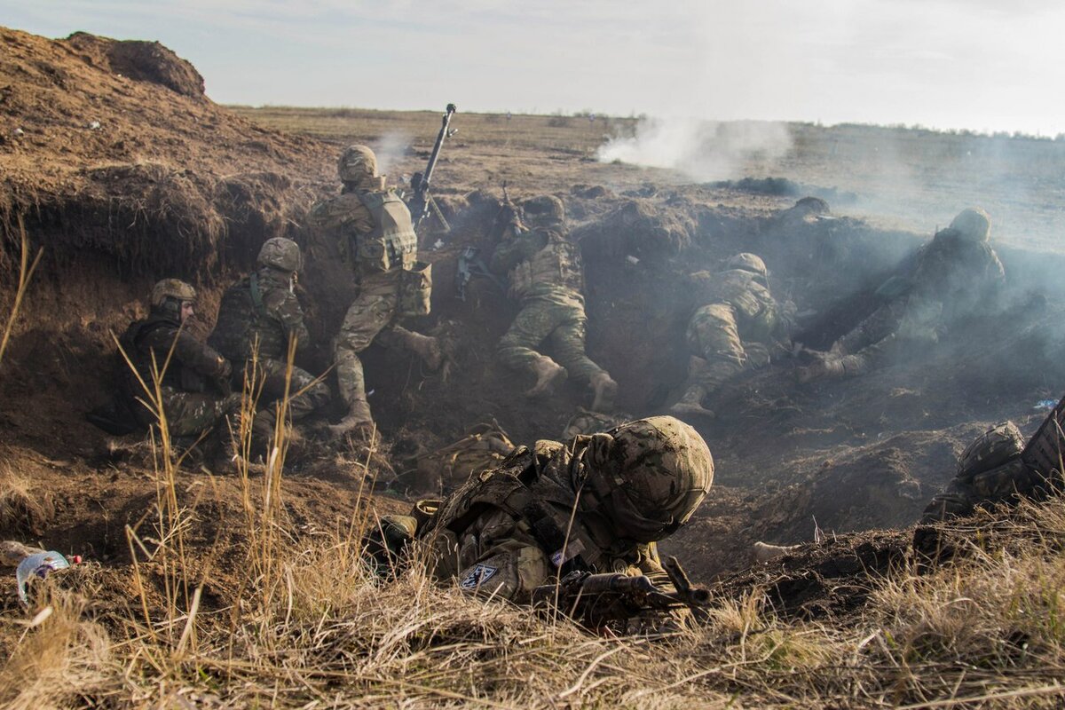 Фото из зоны боевых действий на украине