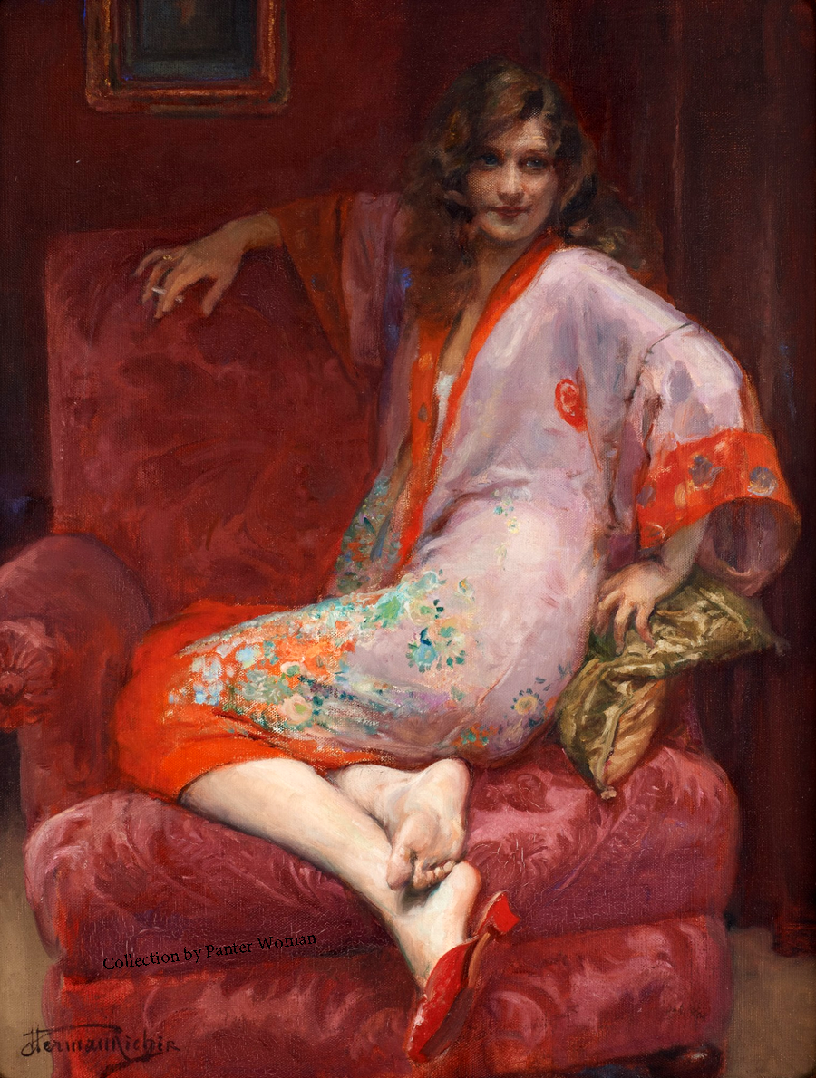 Герман Ричир бельгийский художник  (1866-1942)