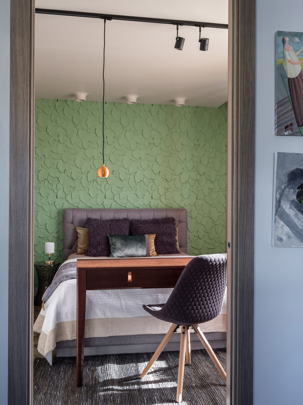 Тяжелыйслучай: дизайнеры показывают варианты планировки “неудобной” спальни Тяжелыйслучай: дизайнеры показывают варианты планировки “неудобной” спальни идеи для дома,интерьер и дизайн