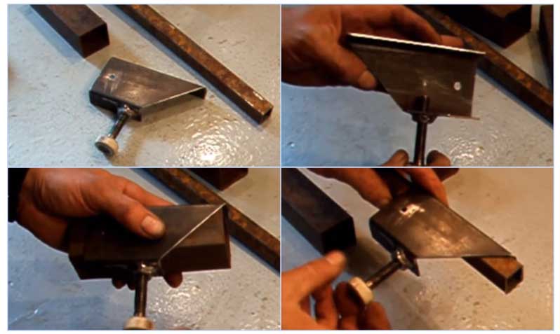 Как правильно разрезать стальную трубу под углом в 45⁰ советы