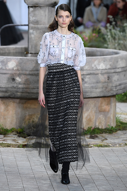 Неделя высокой моды в Париже: Кайя Гербер, Джиджи Хадид и Саша Лусс на показе Chanel Неделя высокой моды в Париже: Кайя Гербер, Джиджи Хадид и Саша Лусс на показе Chanel Новости моды