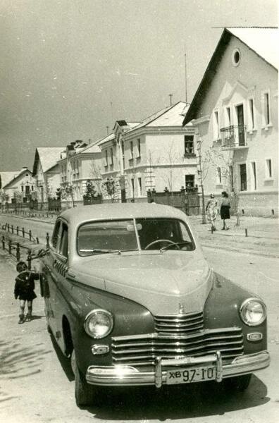 Автомобиль «Победа». ТаксиНеизвестный автор, 1948 - 1959 год, Хабаровский край, г. Комсомольск-на-Амуре пер. Щеглова, МАММ/МДФ. 