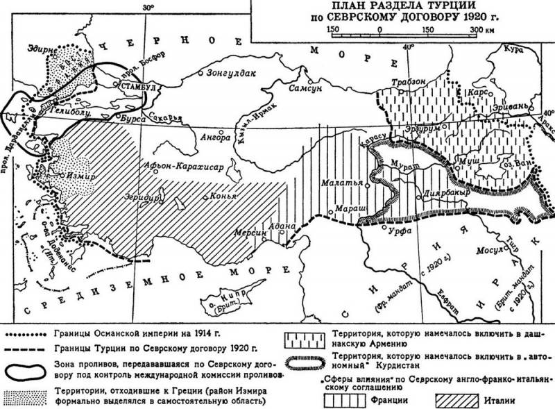 Севр, 1920 год. Время, когда сошлись интересы советские и турецкие 