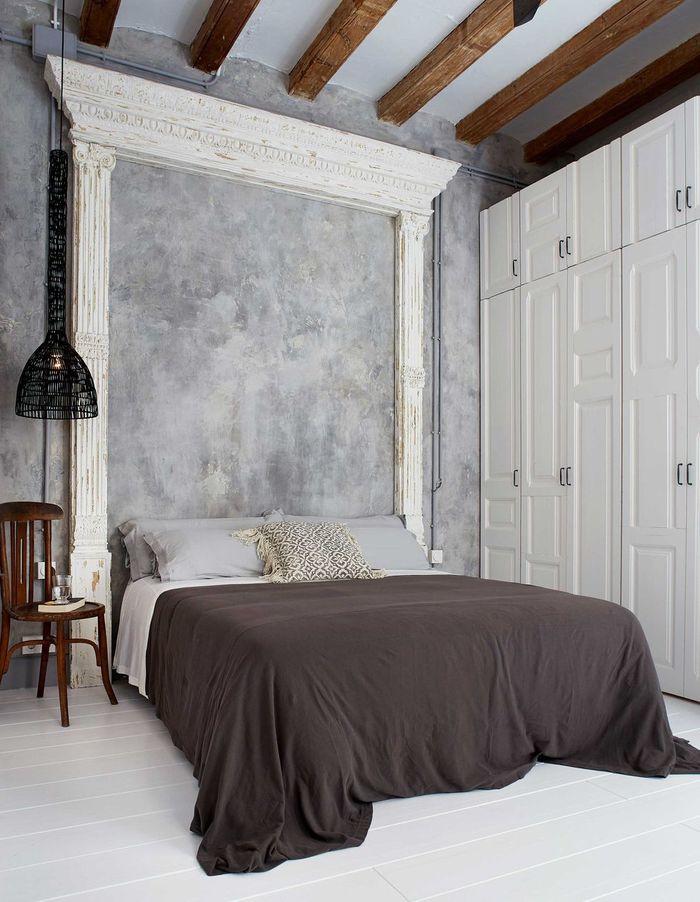 Очаровательная современная квартира с винтажными фактурными акцентами винтаж