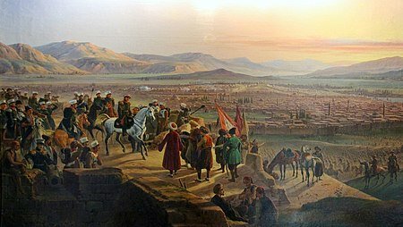 Капитуляция турецких войск в Эрзуруме, 1829 год