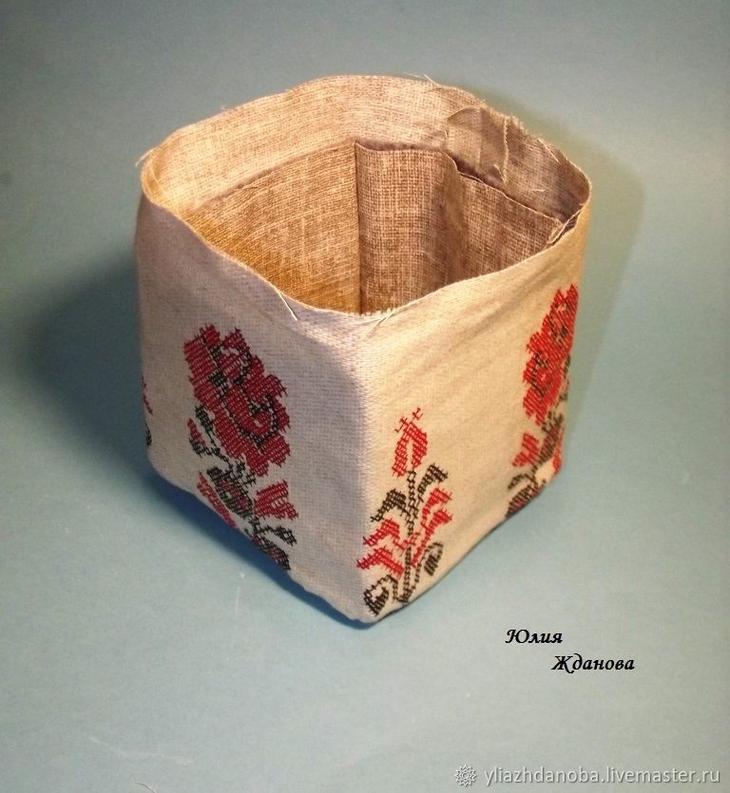 Создаем органайзер для рукодельницы. Два в одном: корзинка + игольница в славянском стиле идеи