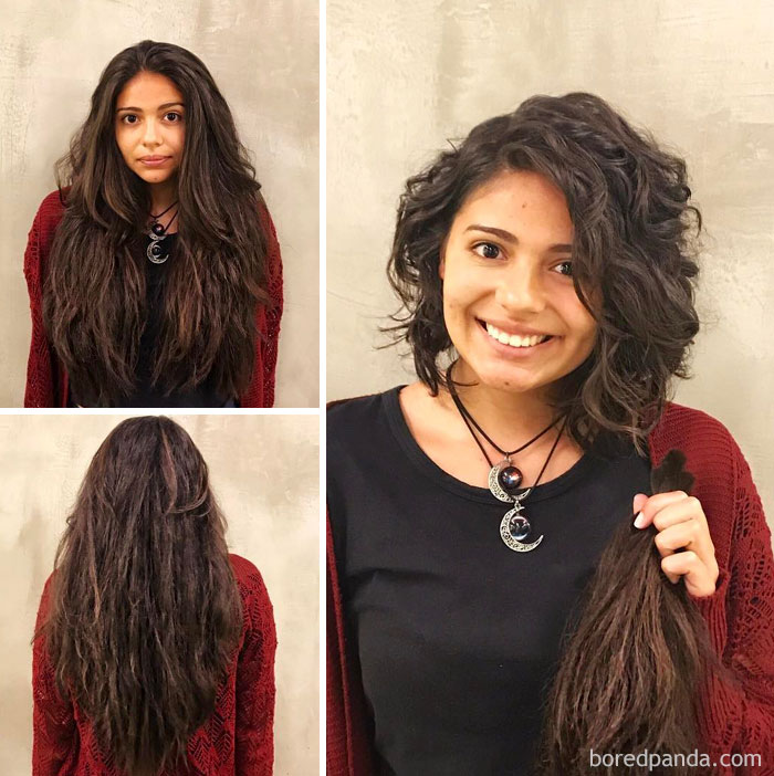 Donating More Than Half Of Hair