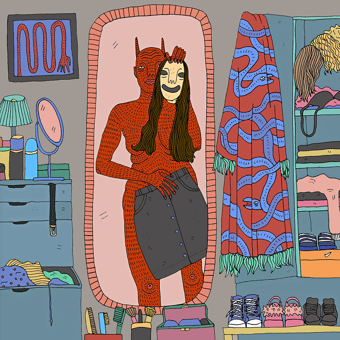 Girls-demons-illustrations-polly-nor