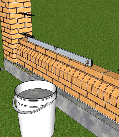 Возводим забор из кирпича своими силами сделай сам