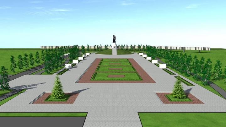 В Кемерове 26 августа начнут монтировать памятник воину-освободителю