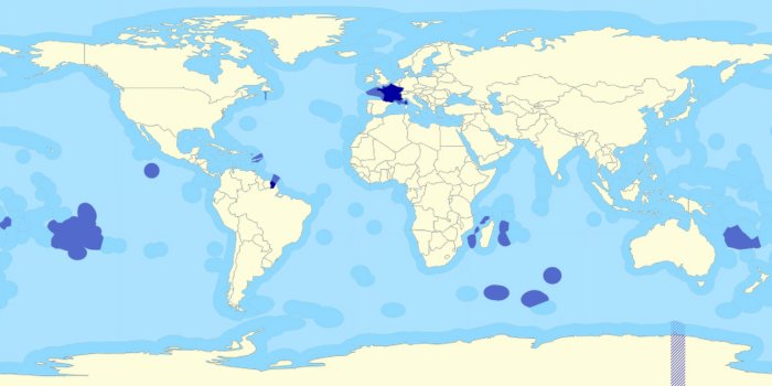 Французская морская империя: как страна сохраняет огромную территорию по всему миру?