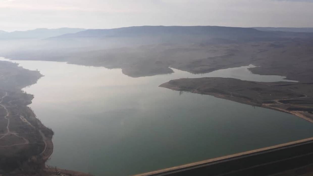 Блогер показал, насколько быстро наполняется Белогорское водохранилище Крыма Общество