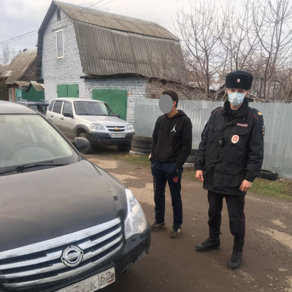 В Рязани поймали 18-летнего водителя Nissan Almera без прав