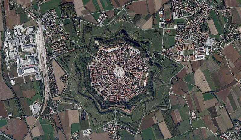 Итальянское чудо:  Пальманова, симметричный город-крепость в Италии