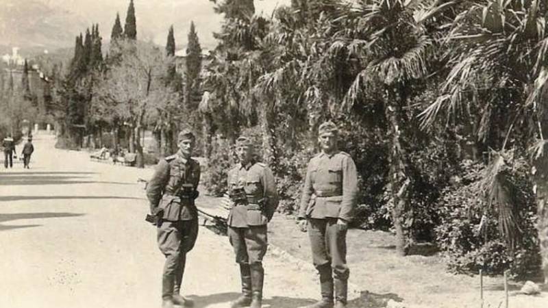 «Массандра». Оккупация и освобождение история