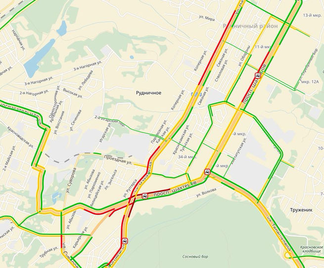 Театральный мост в кемерово на карте