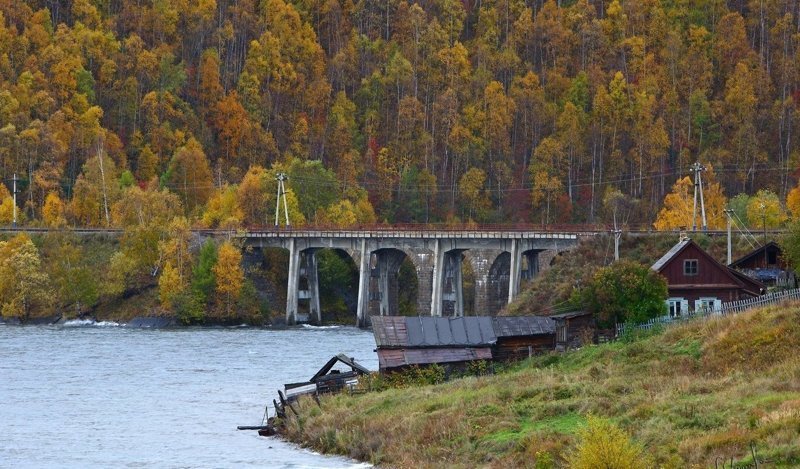 Избранные пейзажи Кругобайкальской железной дороги байкал, железная дорога, эстетика