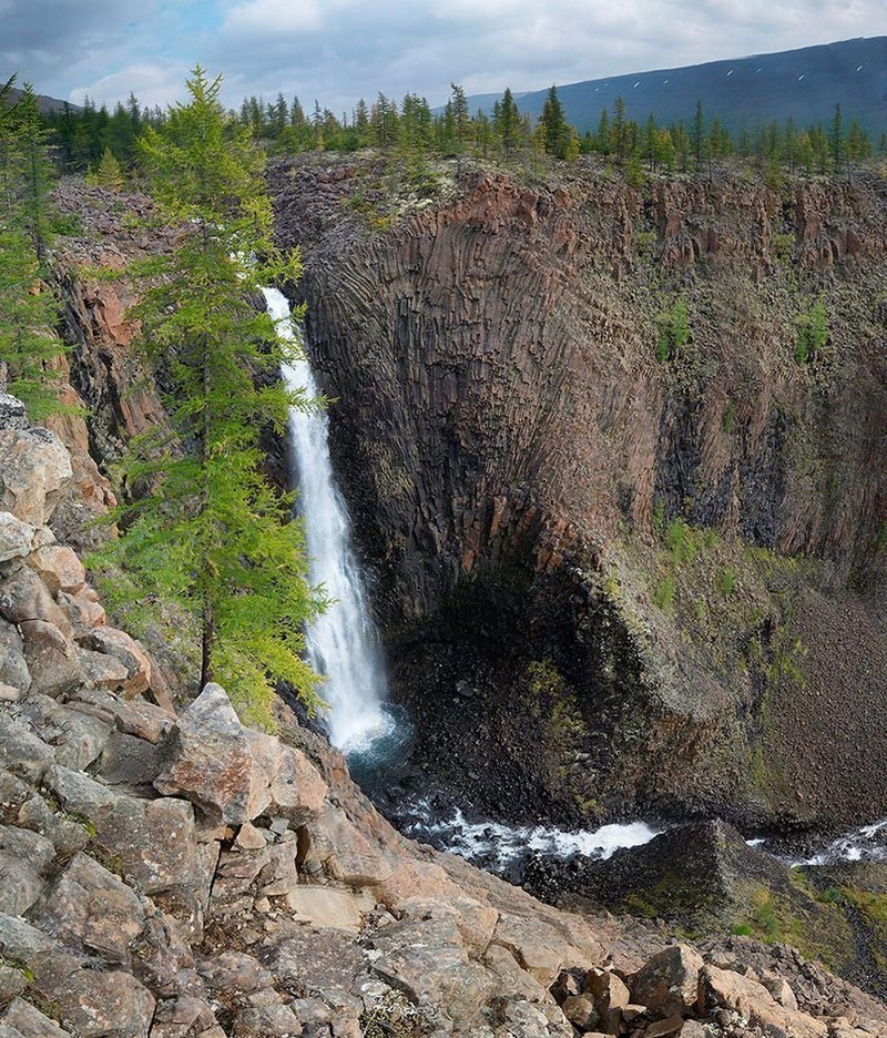 Самые высокие водопады в России водопады,природа,Россия