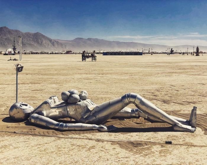 Невероятные снимки с самого безумного фестиваля планеты burning man, Горящий человек, Фестиваль, атмосферные снимки, виды, невада, необычное искусство, фото