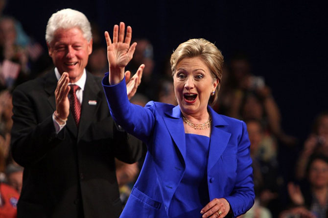 Билл и Хиллари Клинтон: 40 лет супружеской жизни