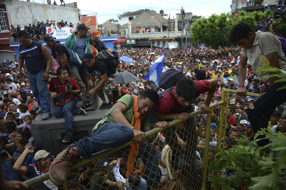Караван мигрантов из Гондураса
