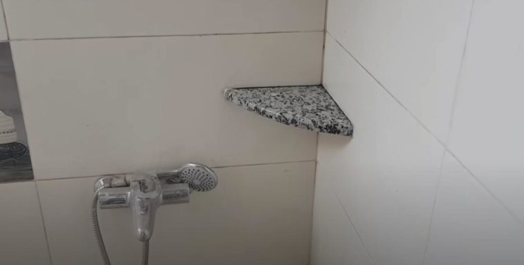 Как сделать угловые полки из мрамора для ванной комнаты