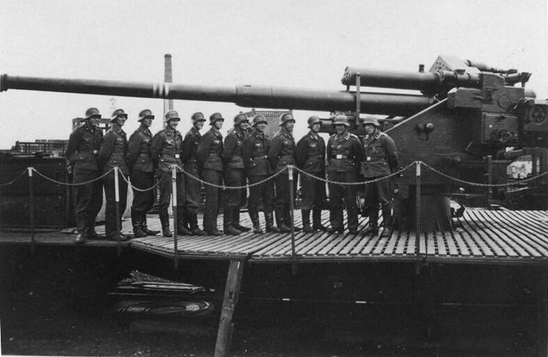 Использование трофейных немецких 105 и 128-мм зенитных орудий оружие