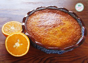 Фото к рецепту: Апельсиновый пирог