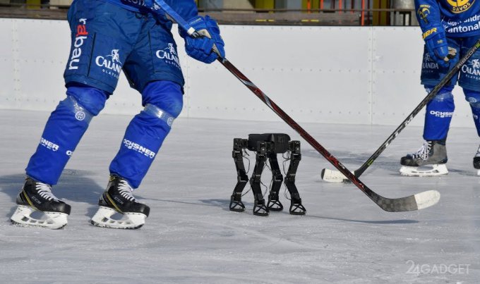 Швейцарцы обучили робота катанию на коньках видео