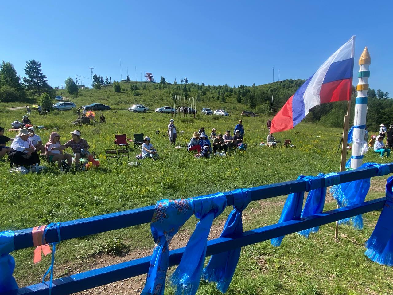 Крест на Титовской сопке Чита