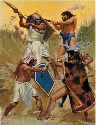 В первой четверти XII века до н.э. Египет впервые столкнулся с угрозой крупномасштабного иноземного вторжения.