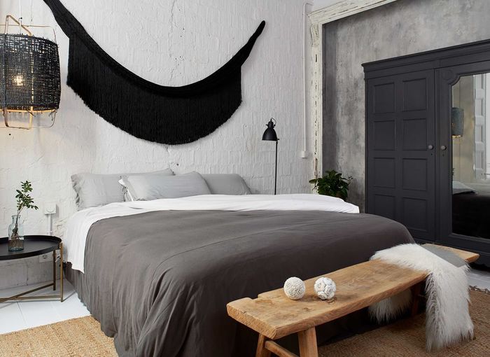 Очаровательная современная квартира с винтажными фактурными акцентами винтаж