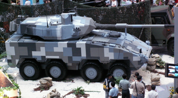 ​Макет «истребителя танков» на базе CM-32 Yunpao taiwannews.com.tw - Тайвань разрабатывает колёсный танк | Warspot.ru