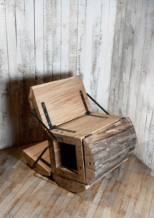 Мебель из пенька: кресло