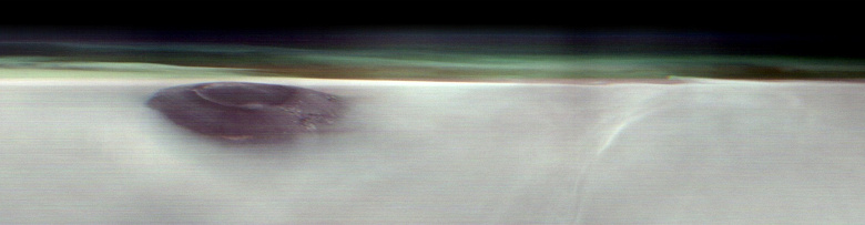 Орбитальный аппарат Mars Odyssey запечатлел облака водяного льда над гигантским вулканом Арсия