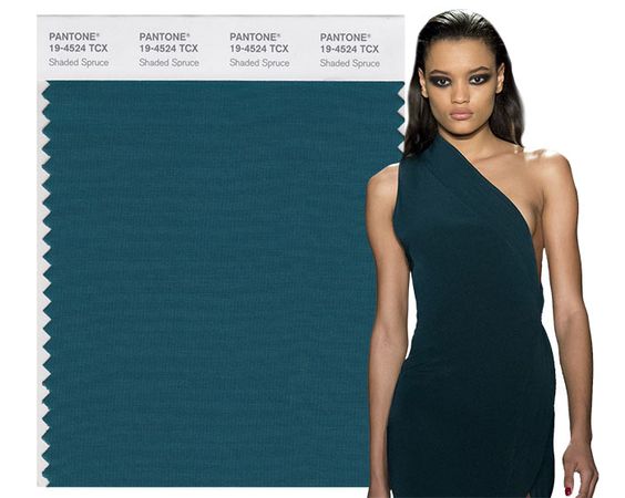 2017 Pantone fall color trend Shaded Spruce