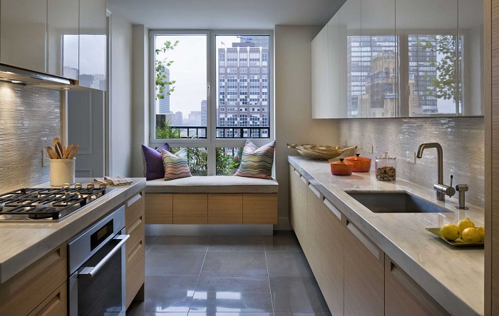6 вариантов использования места у окна на кухне, которые сразу и не приходят в голову для дома и дачи,идеи и вдохновение,интерьер