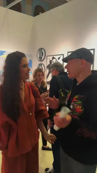 Филипп Киркоров, Дмитрий Песков и Татьяна Навка, Тимати с возлюбленной Валентиной Ивановой посетили ярмарку современного искусства 