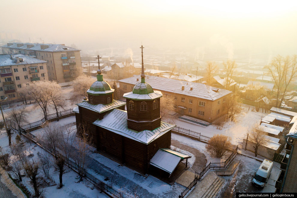 Чита с высоты: город на древнем вулкане путешествия