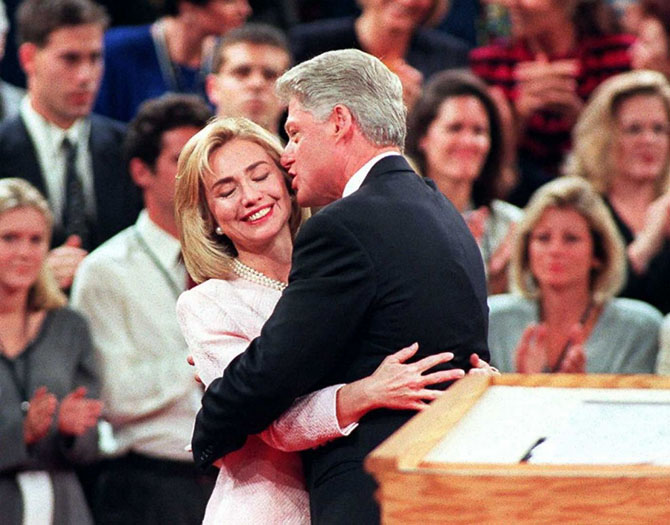 Билл и Хиллари Клинтон: 40 лет супружеской жизни