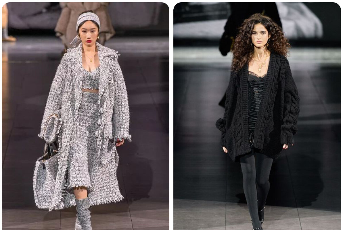 Dolce&Gabbana исполнили мечту вязальщиц- они связали всё! dolce&gabbana,вязание,мода,одежда