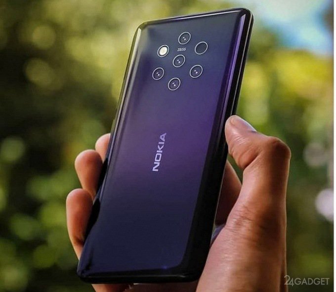 Смартфон Nokia 9 с круговой пентакамерой показали в чехле (5 фото)